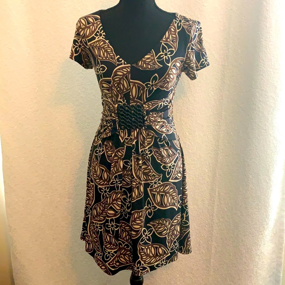Print dress for work or fun